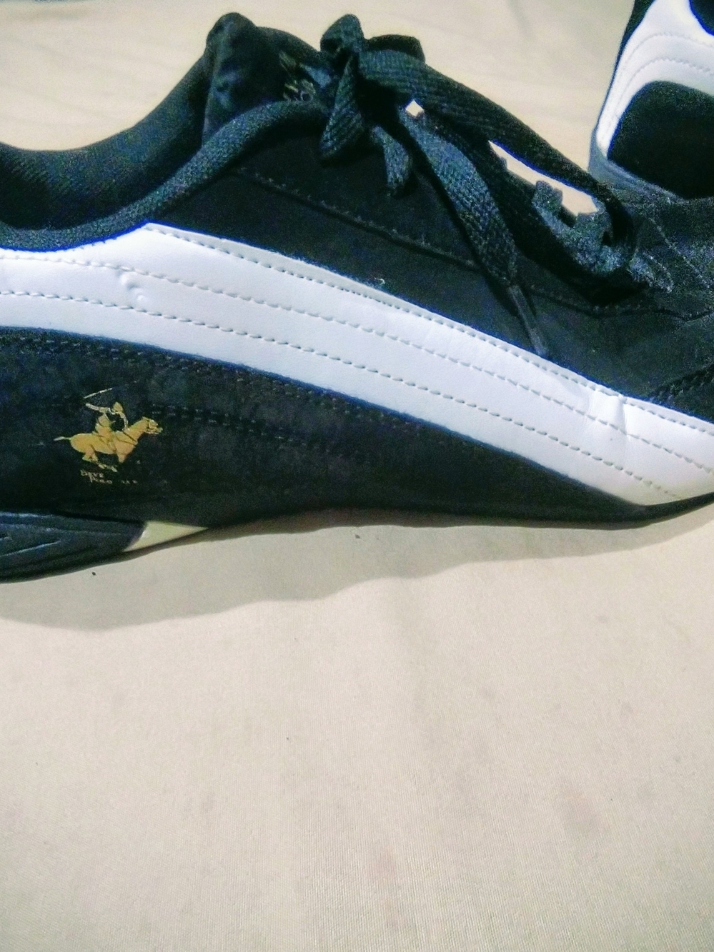 Beverly Hills Polo Club Black and White Men's Sneakers